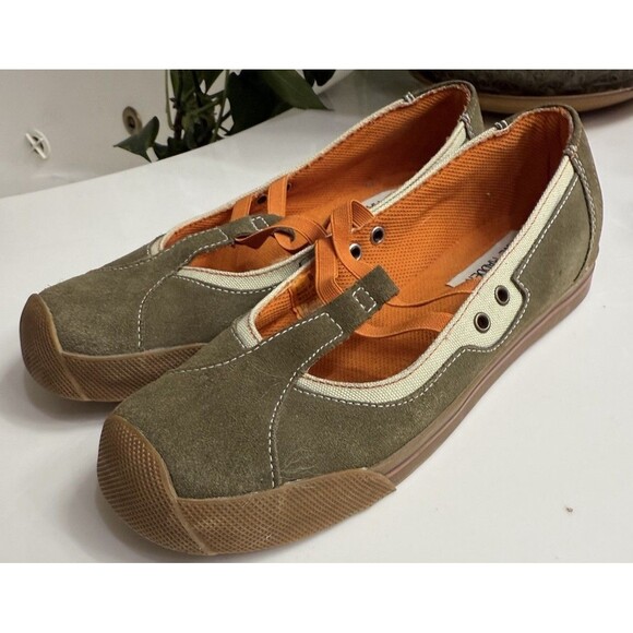 Steve Madden Size 8 Olive Suede Canvas Slip-on Shoes  Comfy Webster - Picture 6 of 10